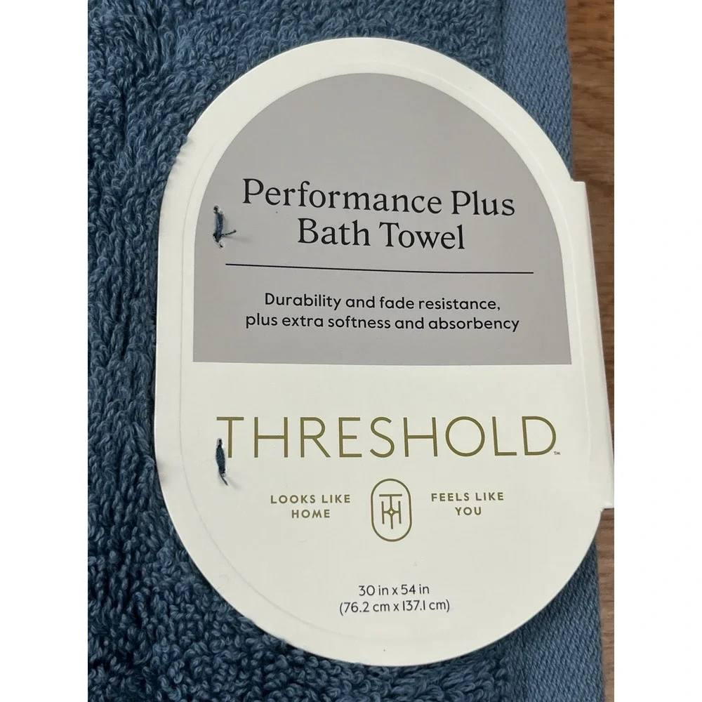 Threshold Performance Plus Bath Towel, Turquoise 30